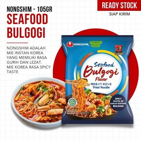 

Pilihan- Nongshim - Seafood Bulgogi Fried Noodle Ramyun 105G