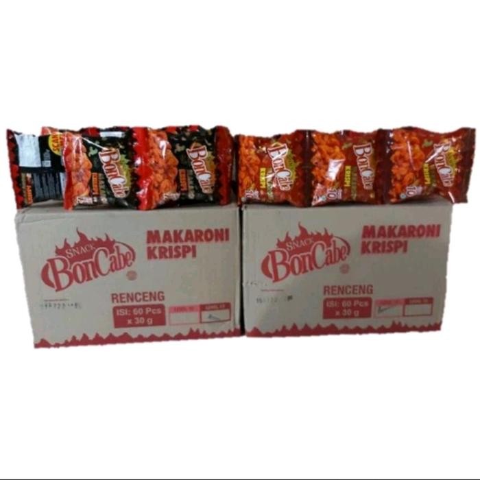 

Pilihan- Makroni Snack Boncabe Lv10/15 1Dus [60Pcs] Exp April 2026