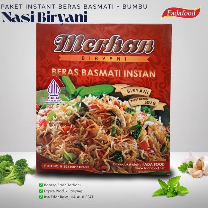 

Pilihan- Merhan Paket Nasi Biryani Briyani Beras Basmati Bumbu Kering Briani Makanan Rice