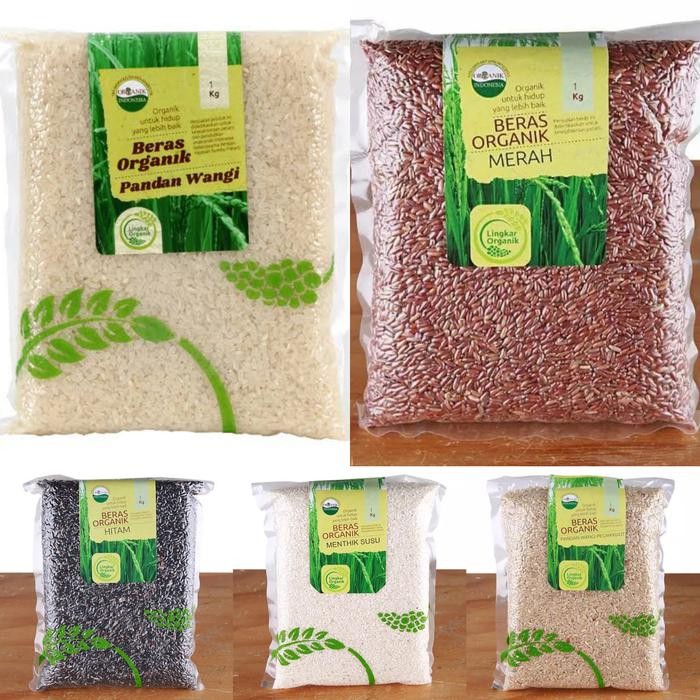 

Pilihan- Beras 1Kg Organik Merah Pandan Wangi Hitam Mentik Lingkar Organik