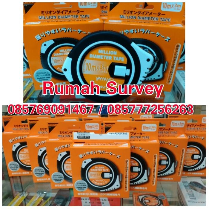 Promo Diameter Tape Yamayo 10 Meter/ Phiband Yamayo 10 Meter/ Phiban 10M Terlariss 