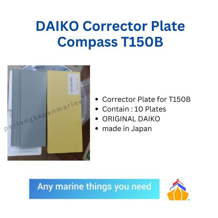 Corrector Plate Daiko Compass T150B Original / Korektor Plate Kompas T-150B Daiko Jepang Asli
