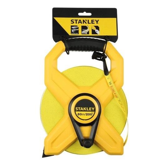 Terpopuler Meteran Gulung 60 Meter Stanley 200'/60M Open Reel Fibreglass Tape Terlariss 