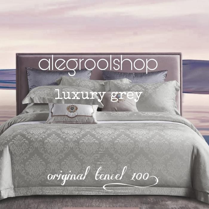 FULL SET BEDCOVER SPREI TENCEL JACQUAD SUTRA