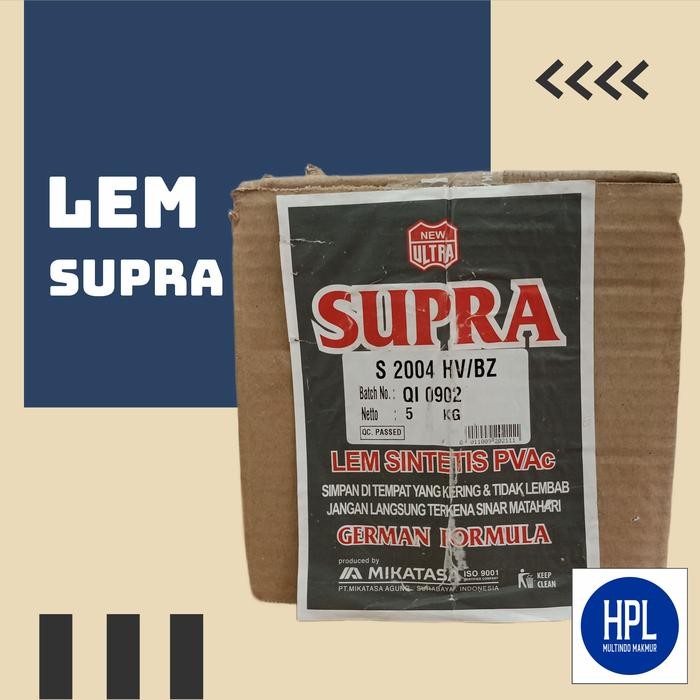 

Pilihan- Lem Putih Pvac Supra 5 Kg
