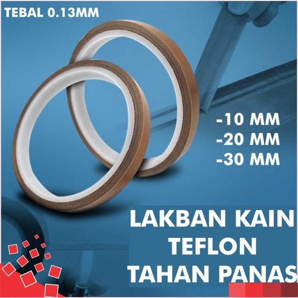 

Pilihan- Lakban Teflon Tahan Panas Anti Suhu 1Cm 2 Cm Solasi Kain Teplon Ptfe