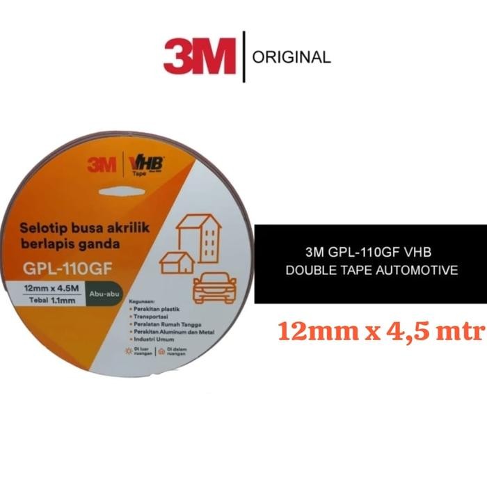 

Pilihan- 3M Double Tape Vhb ,Size:12Mmx4,5M