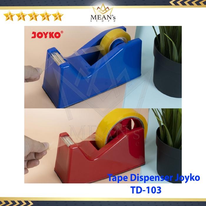 

Pilihan- Tape Dispenser Joyko Td-103 / Pemotong Solatip / Tempat Isolasi Td-103