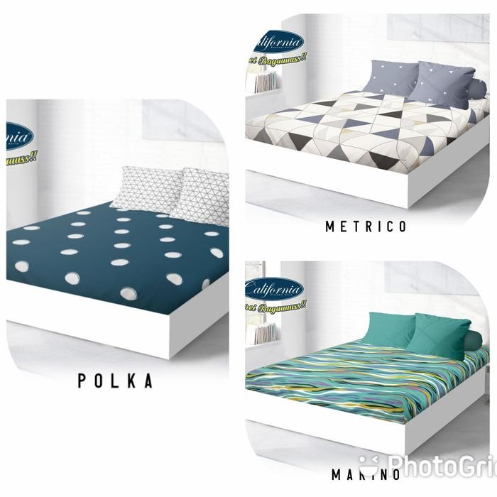 Sprei California Uk 180X200 Puzzle - Bantal 4