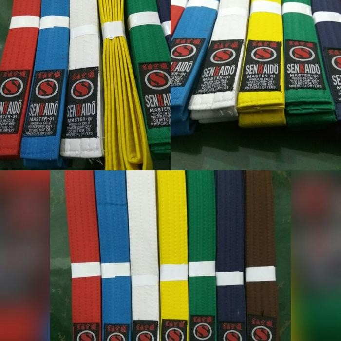 sabuk karate obi kyu kempo jutsu senkaido kode 559