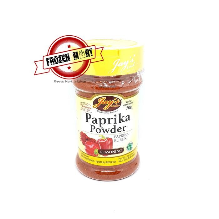 

Pilihan- Jay`S Paprika Powder / Jays Paprika Bubuk / Rempah Bubuk Paprika 70 Gr