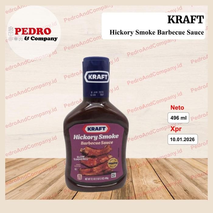 

Pilihan- Kraft Hickory Smoke Bbq Sauce 496 Gram - Barbecue Saus