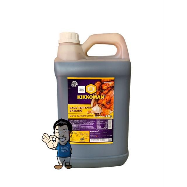

Pilihan- Kikkoman Garlic Teriyaki Sauce- Saus Teriyaki Bawang Halal 5.7 Kg