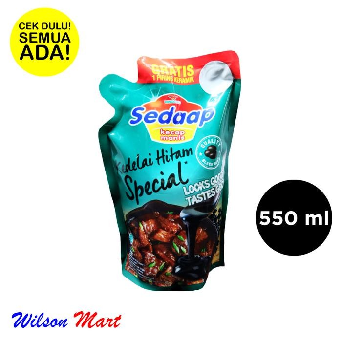 

Pilihan- Sedaap Kecap Manis Spesial 550 Ml Refill