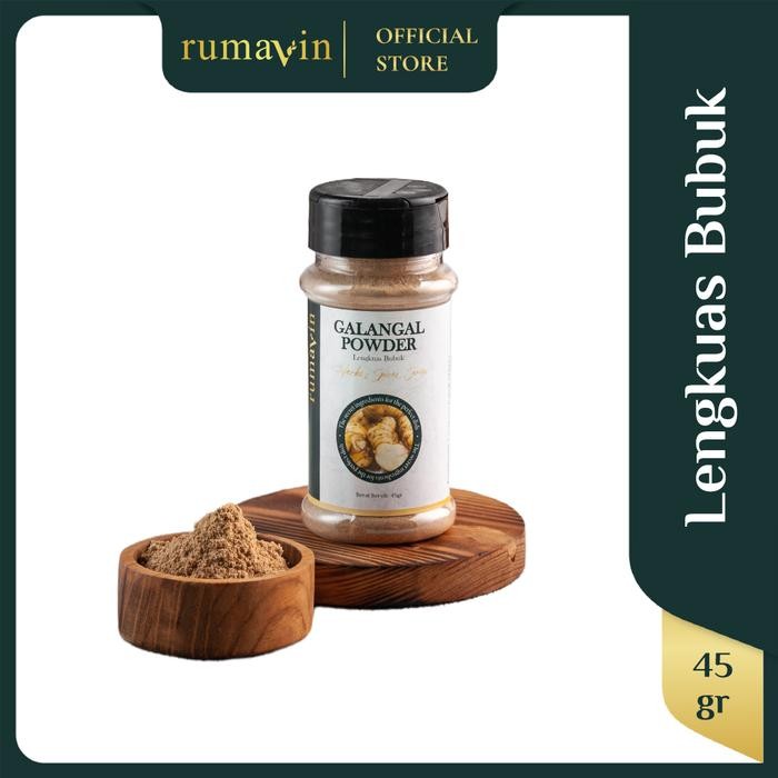 

Pilihan- Rumavin - Premium Rempah Galangal Powder / Lengkuas Bubuk Botol 45Gr