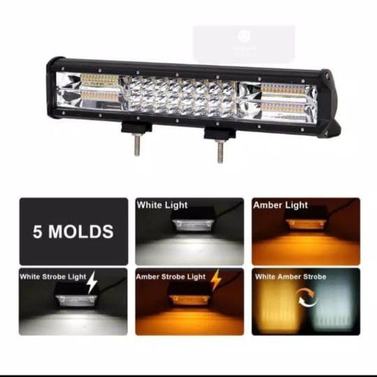 Terlaris Led Light Bar Premium Sinar Putih Kuning 60 Cm Terlariss 