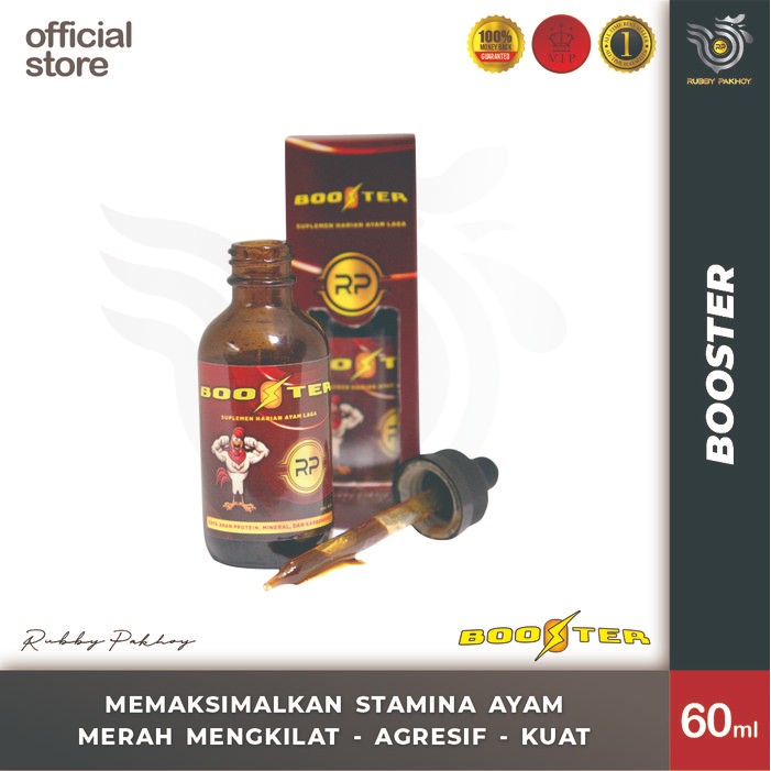 MULTIVITAMIN AYAM LAGA BOOSTER RP AYAM MERAH AGRESIF SEHAT MAKSIMAL
