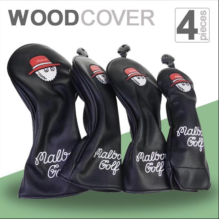 Driver Wood Cover Golf Set - Sarung Stick Golf Driver Wood 4pcs Branded
