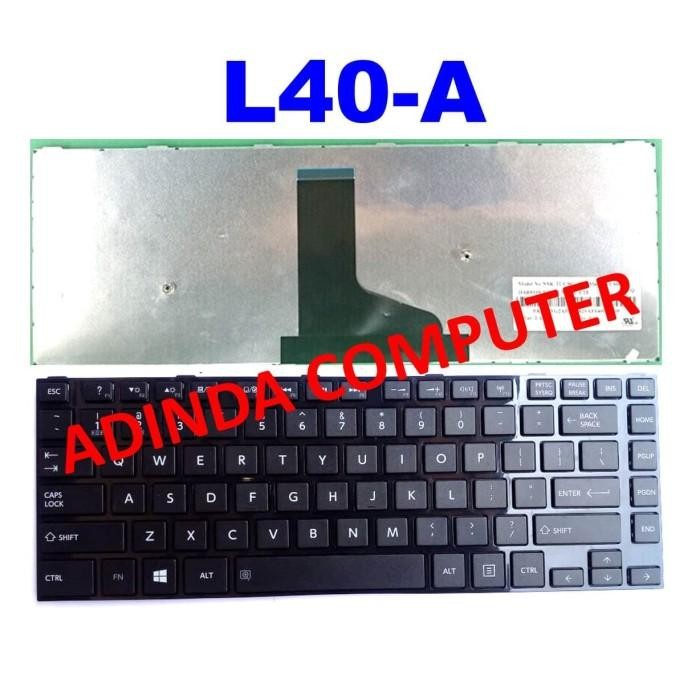 Keyboard Toshiba Satellite L40 L40A L40-A L45 Hitam