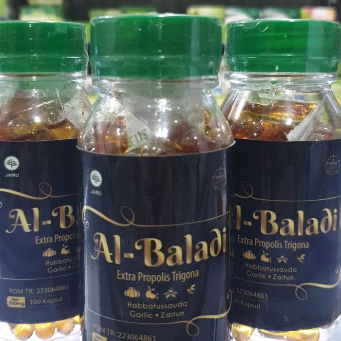 Habbatussauda Trigona 4in1 Al Baladi 100 kapsul (Kemasan Terbaru).