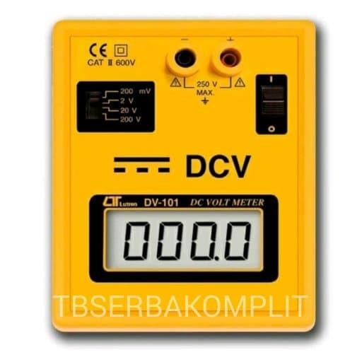 LUTRON DV-101 DCV BENCH METER DC VOLT METER DV101 Range DC 200 mV 2 V