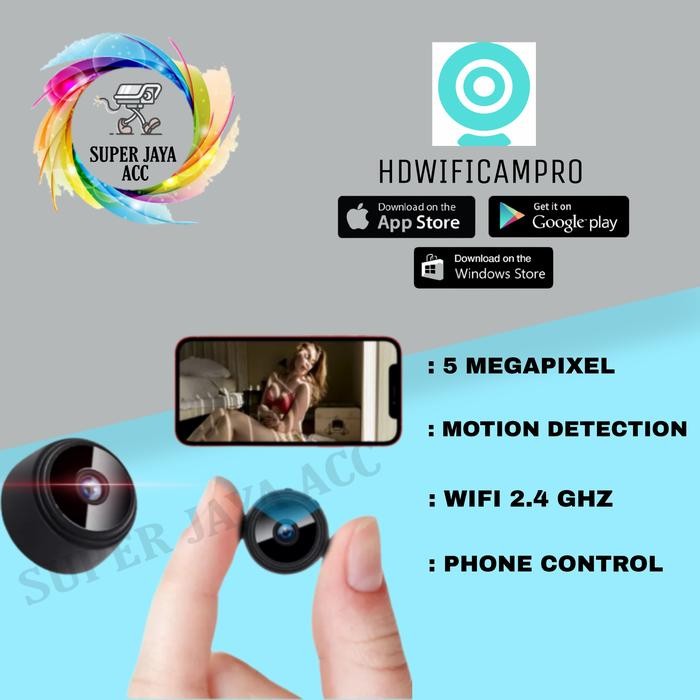Dahua - Spy Cam A9 Mini Camera Wifi 5Mp Micro Kecil Smart Ip Cam Cctv