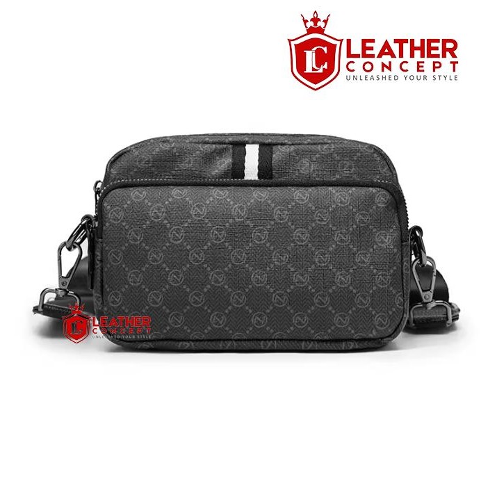 Eiger Wallets - Goldberg Hitam Tas Selempang Pria Kulit Tas Kulit Pria Tas Pria Tas Jalan Goldberg