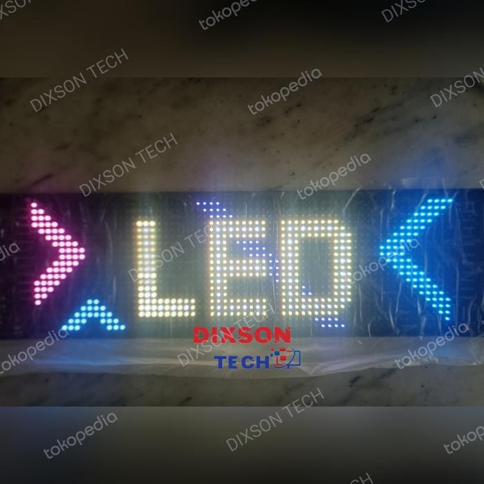 Laris Lampu Led Flexible Display Aksesoris Kaca Mobil Led Matrix Panel Terlariss 