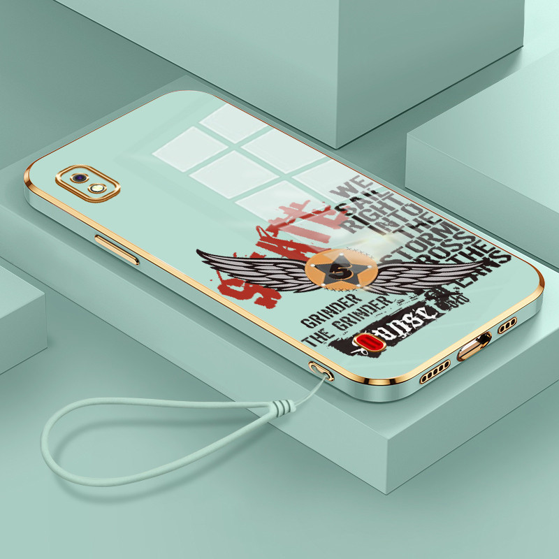 Casing Hp Untuk Samsung Galaxy A10 A10s M01s Case Casing HP pola Bola basket dan sayap Kesing Cesing