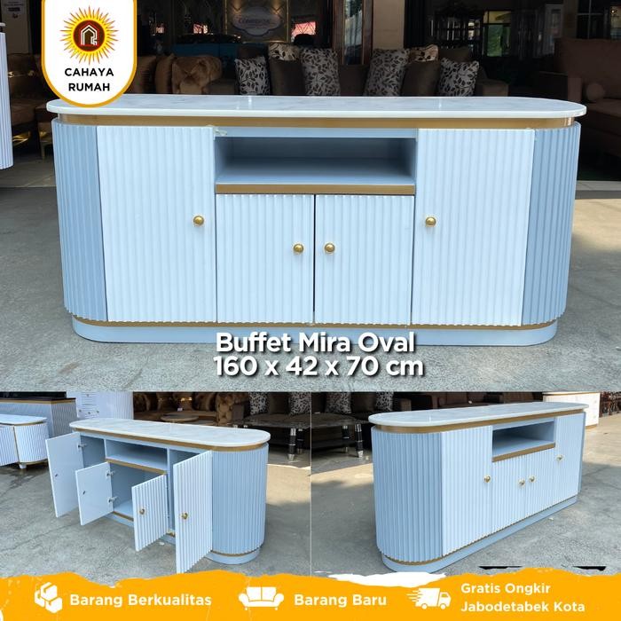 Buffet Tv Minimalis Kaca 160 Bupet Pendek Pajangan Full Duco Request Warna Dan Custom