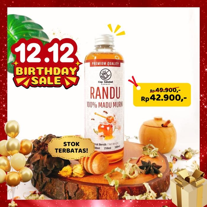 

Pilihan- 350Gr Madu Hutan Murni / Multiflora / Randu / 100% Premium Quality