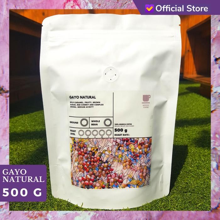 

Pilihan- Kopi Arabika Gayo Natural Process 500 Gram Biji Dan Bubuk - Sutoyo Coffee