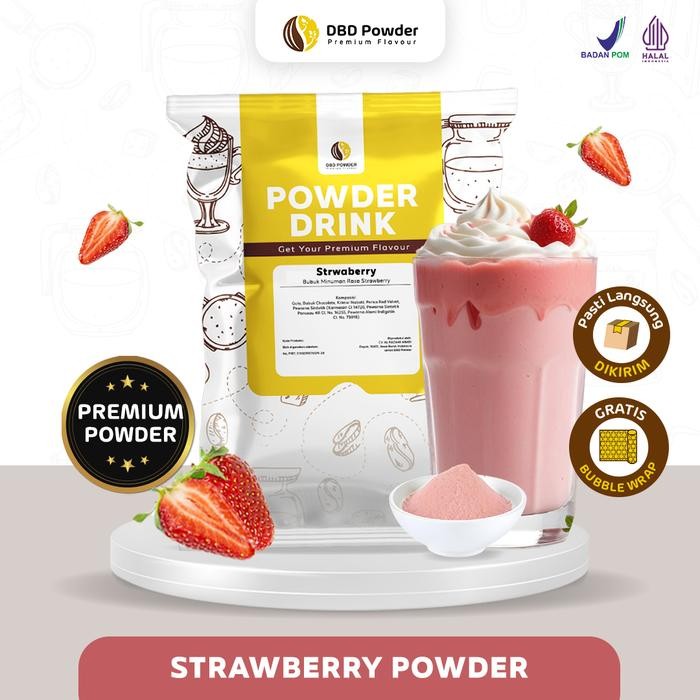 

Pilihan- Bubuk Minuman Strawberry - Powder Strawberry Dbd Powder