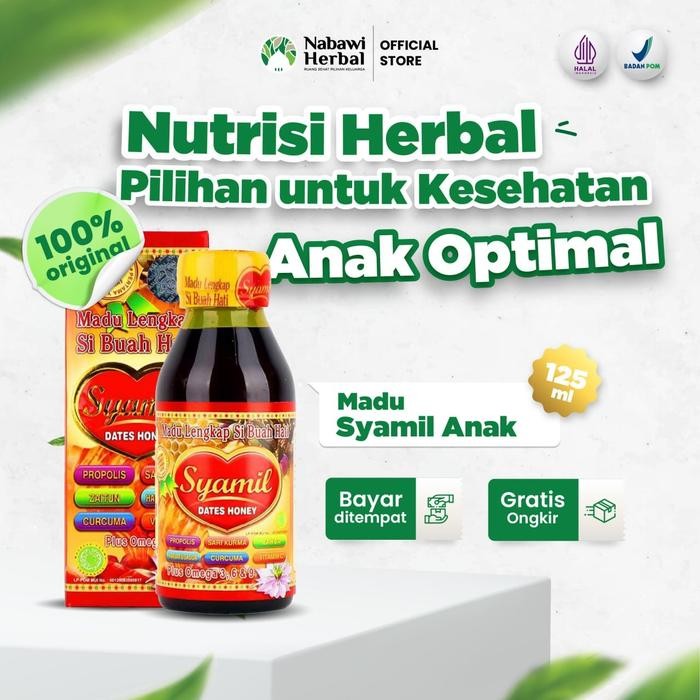 

Pilihan- Syamil - Dates Honey Madu Anak Si Buah Hati 125Ml - By Nabawiherbal