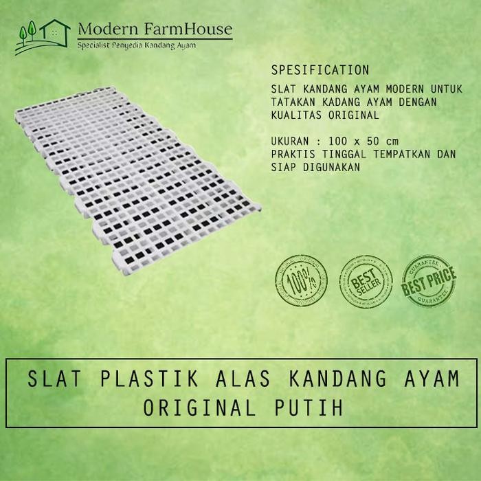 SLAT PLASTIK ORI ALAS KANDANG AYAM KAMBING KELINCI UNGGAS ORIGINAL