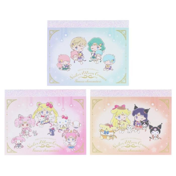 

Mini Memo Pad Set Sailor Moon X Sanrio Characters Note Limited Edition