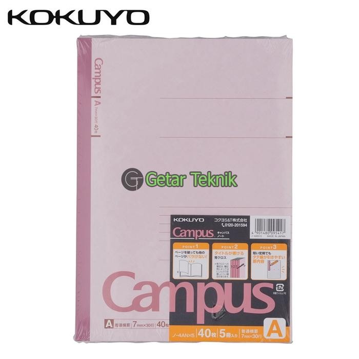 

Buku Tulis Kokuyo 4Anx5 B5 Campus Notebook Pack (5 Books)