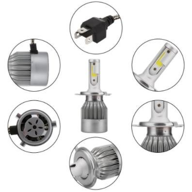 Lampu Led C6 H4 Untuk Headlamp Atau Lampu Utama Mobil Super Bright