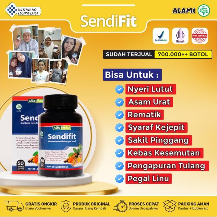 

Kapsul SendiFit Herbal Nyeri Lutut 50 Kapsul - Shopee Terlaris