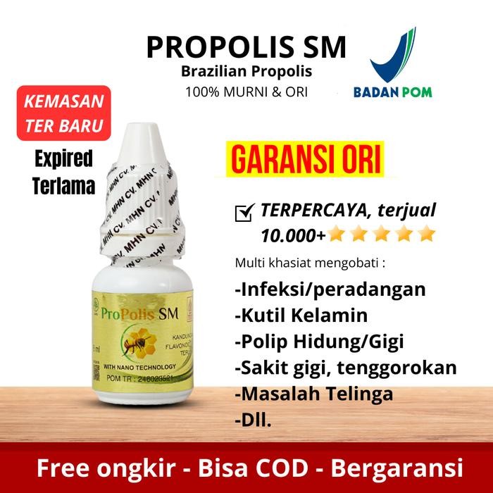 

Propolis SM Tetes 100% Asli Brazil 6ml - Obat Herbal Alami Terlaris