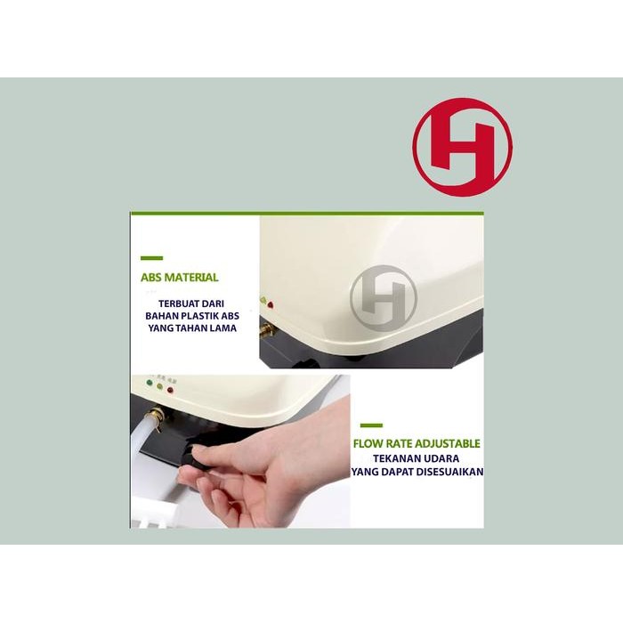 YT 818 AERATOR ACDC POMPA UDARA ACDC AQUARIUM KOLAM IKAN KOI