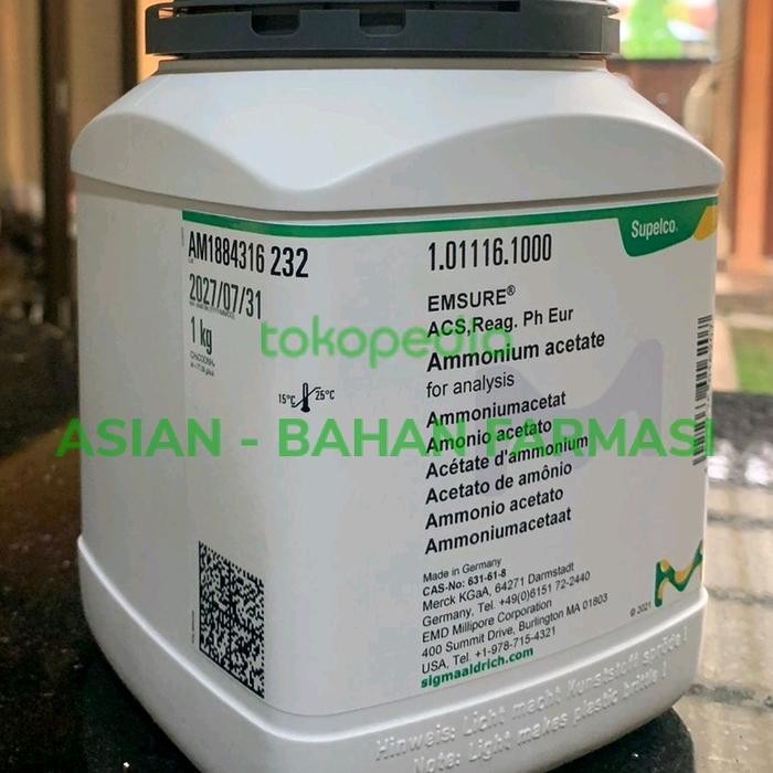 

Umbara.shop Amonium Asetat Ammonium Acetate Ammonium Acetat 1 kg CH3COONH4