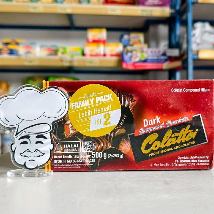 

Umbara.shop Colatta Dark Chocolate 500Gr / Dark Coklat Colatta 500Gr