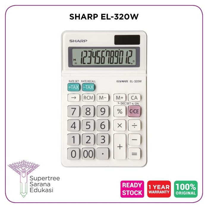

Bisa E-Katalog! Calculator Sharp El - 320W Original 100%