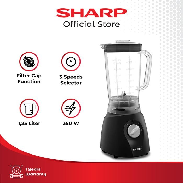 Pilihan- Sharp Blender Em-121-Bk Em121Bk