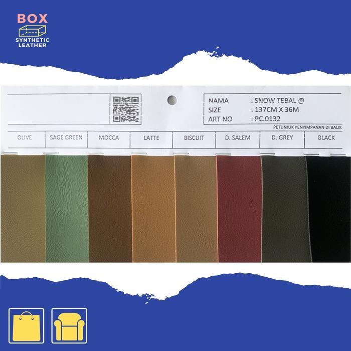 

KULIT SINTETIS / OSCAR METERAN (1.37M X 1M) - SNOW TEBAL KODE 91