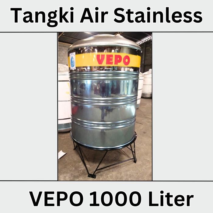 Tandon Tangki air stainless Vepo 1000 liter Murah Berkualitas