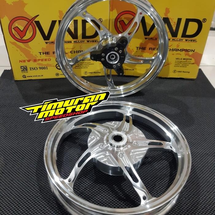 VELG VND NEW SPEED AEROX 185 215 R14 CHROME