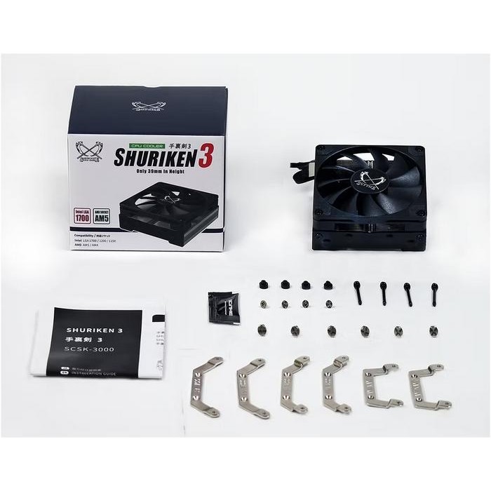 SCYTHE SHURIKEN 3 LOW PROFILE CPU AIR COOLER