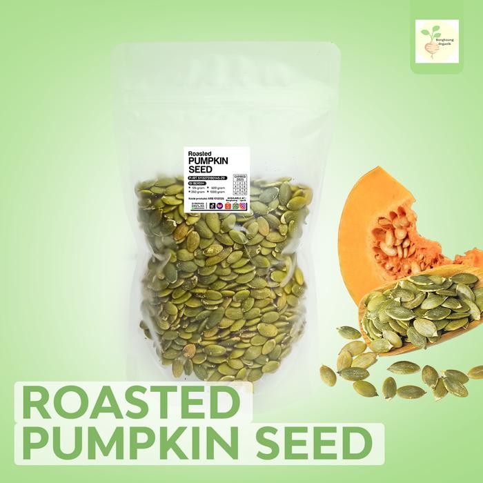 

Terbaru Pumpkin Seed Roasted 1Kg Kuaci Biji Labu Snack Cemilan Sehat